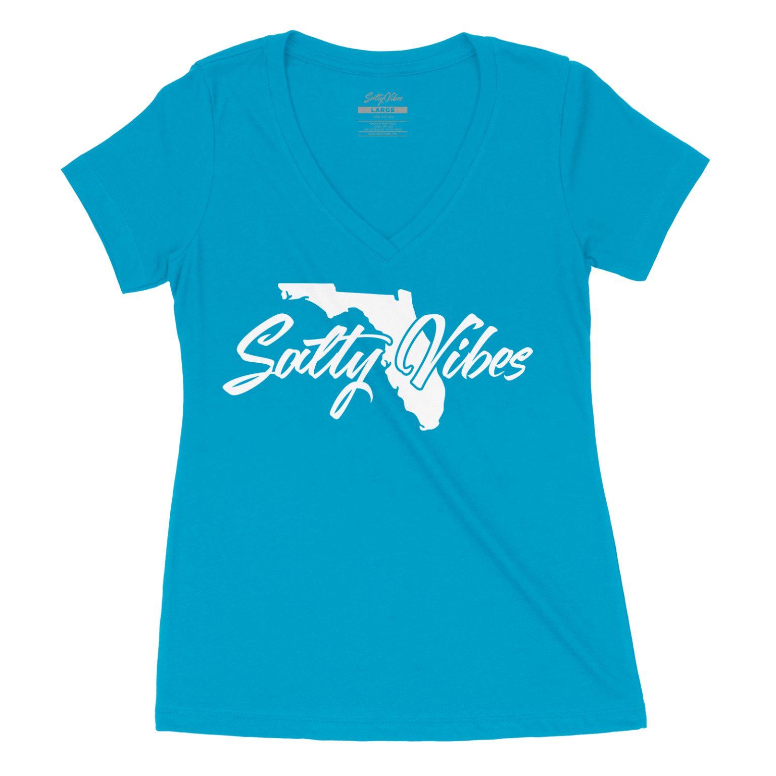 Florida womens vneck Turquoise 1