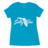 Florida womens vneck Turquoise