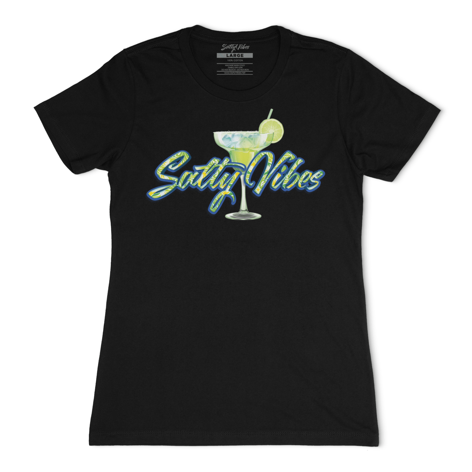 black womens margarita t shirt