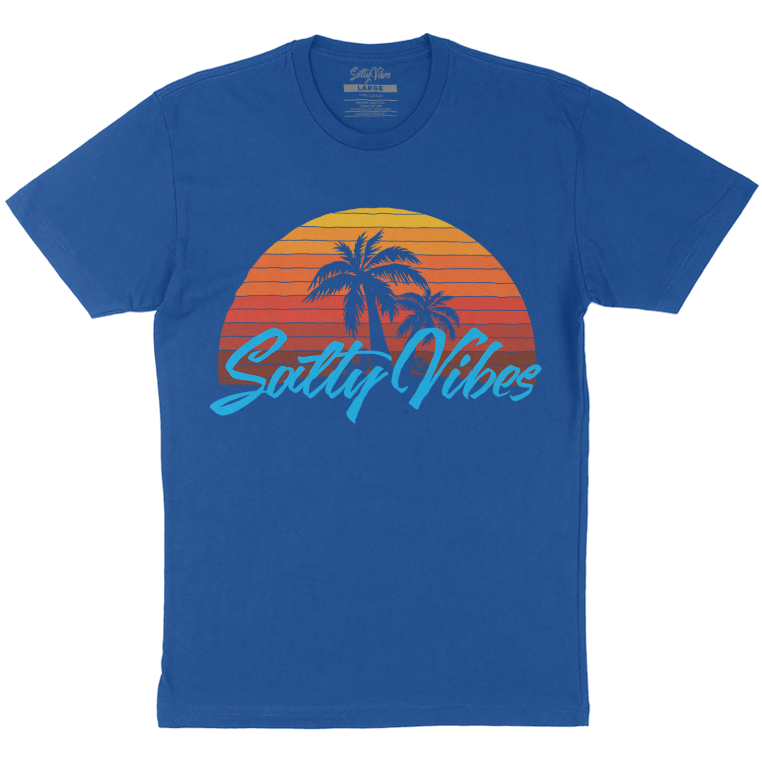 color sunset unisex tshirt royal