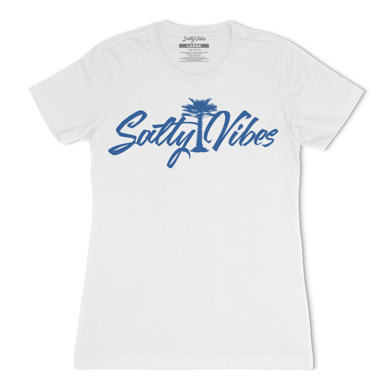 palm tree womens t shirt white