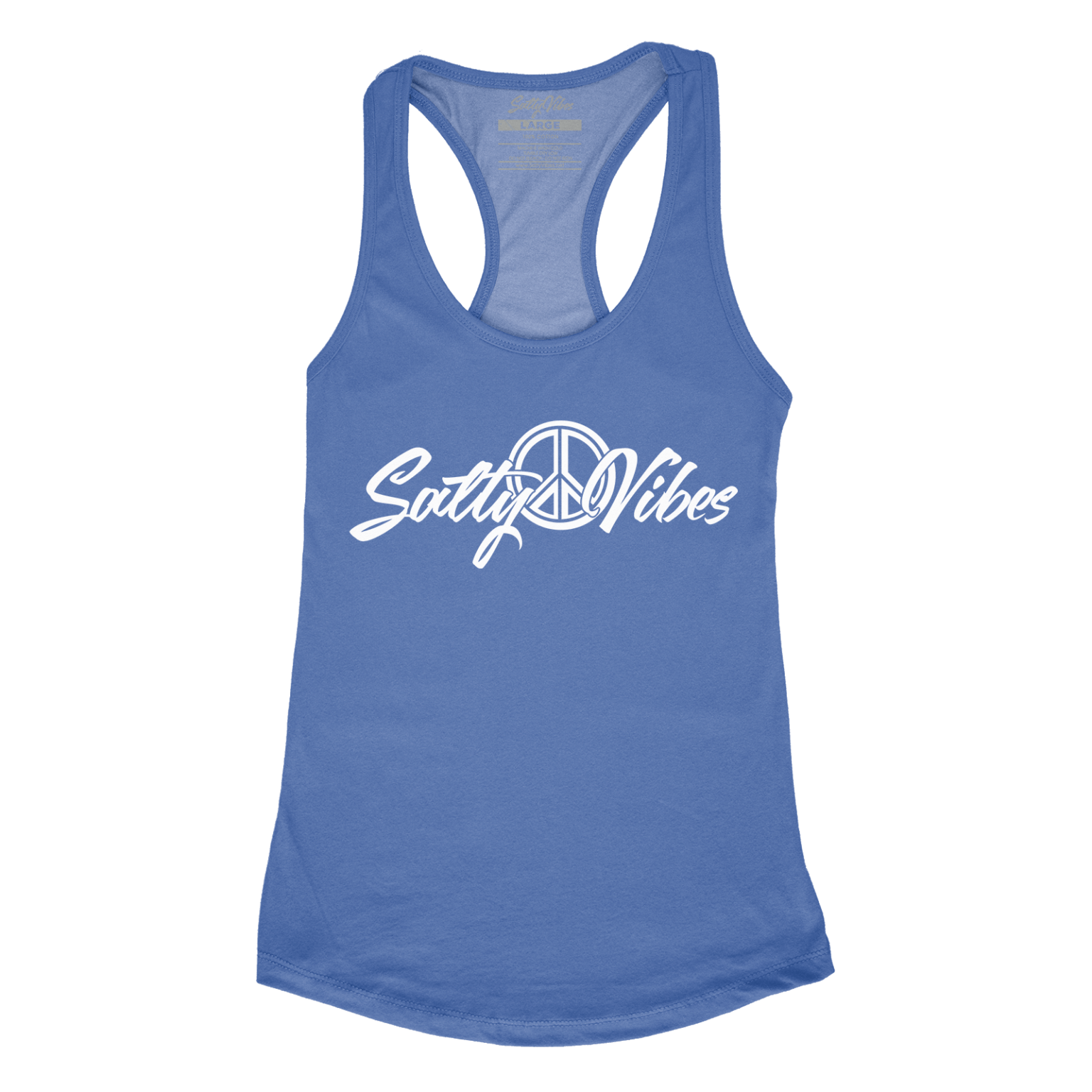 peace sign racerback royal