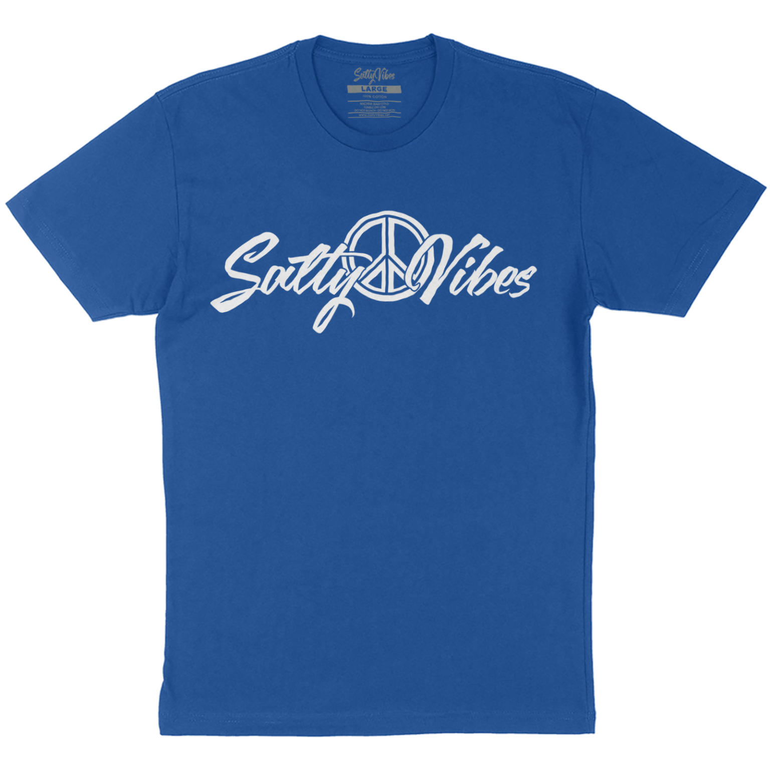 peace sign unisex t shirt royal