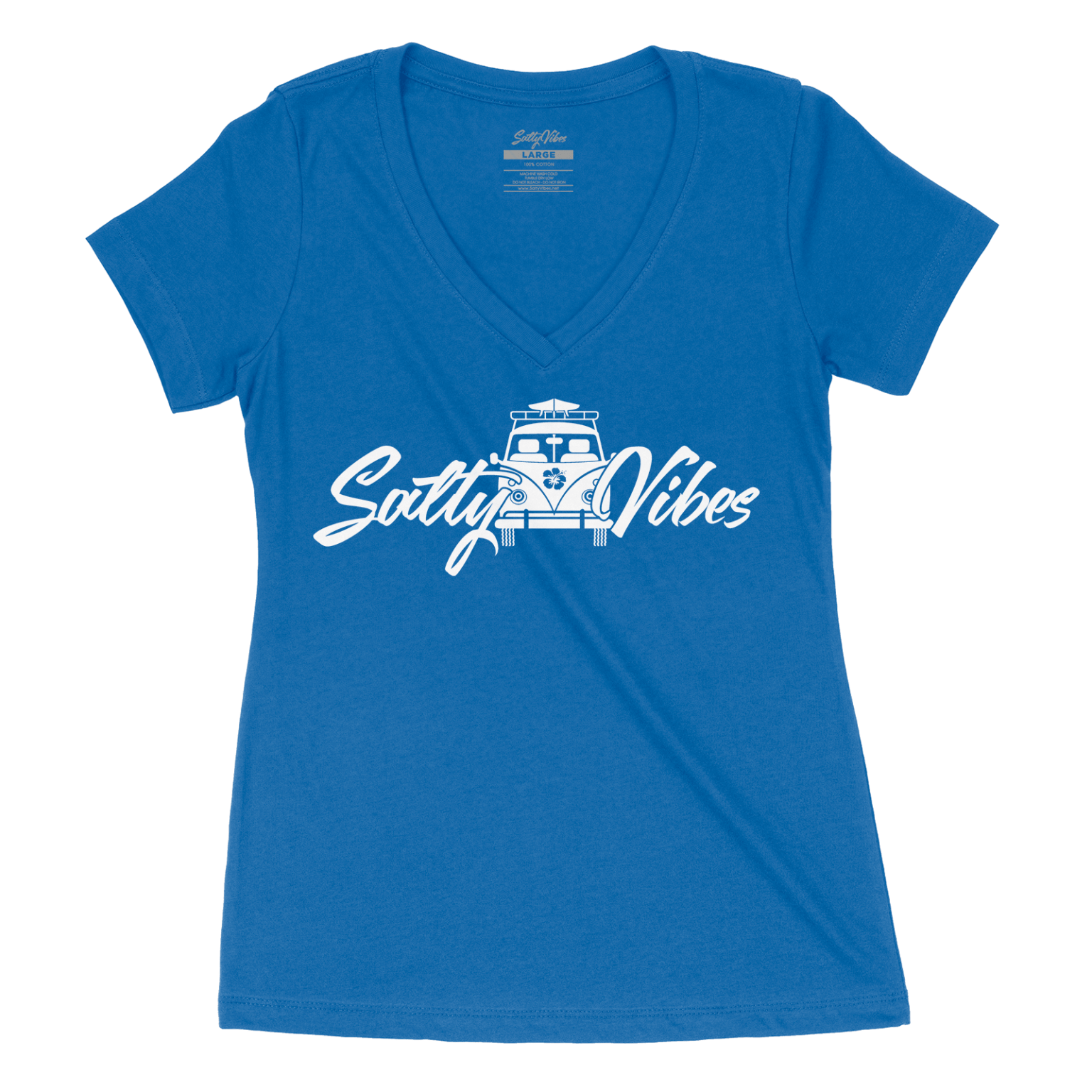 peace van women vneck royal