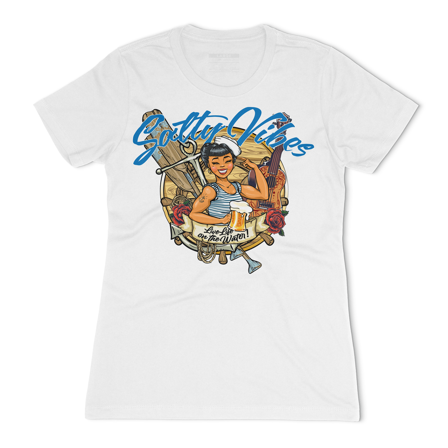 sailor white womens t shirt