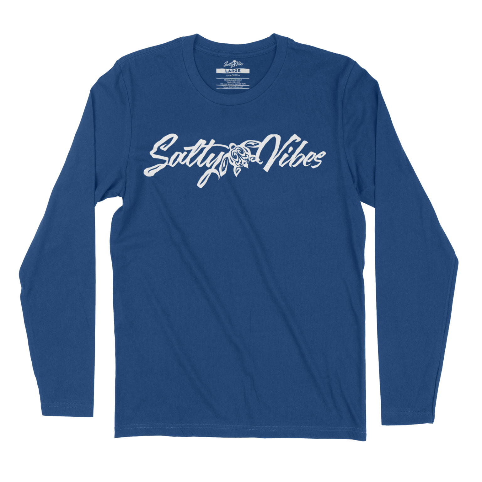 sea turtle lunisexd long sleeve royal