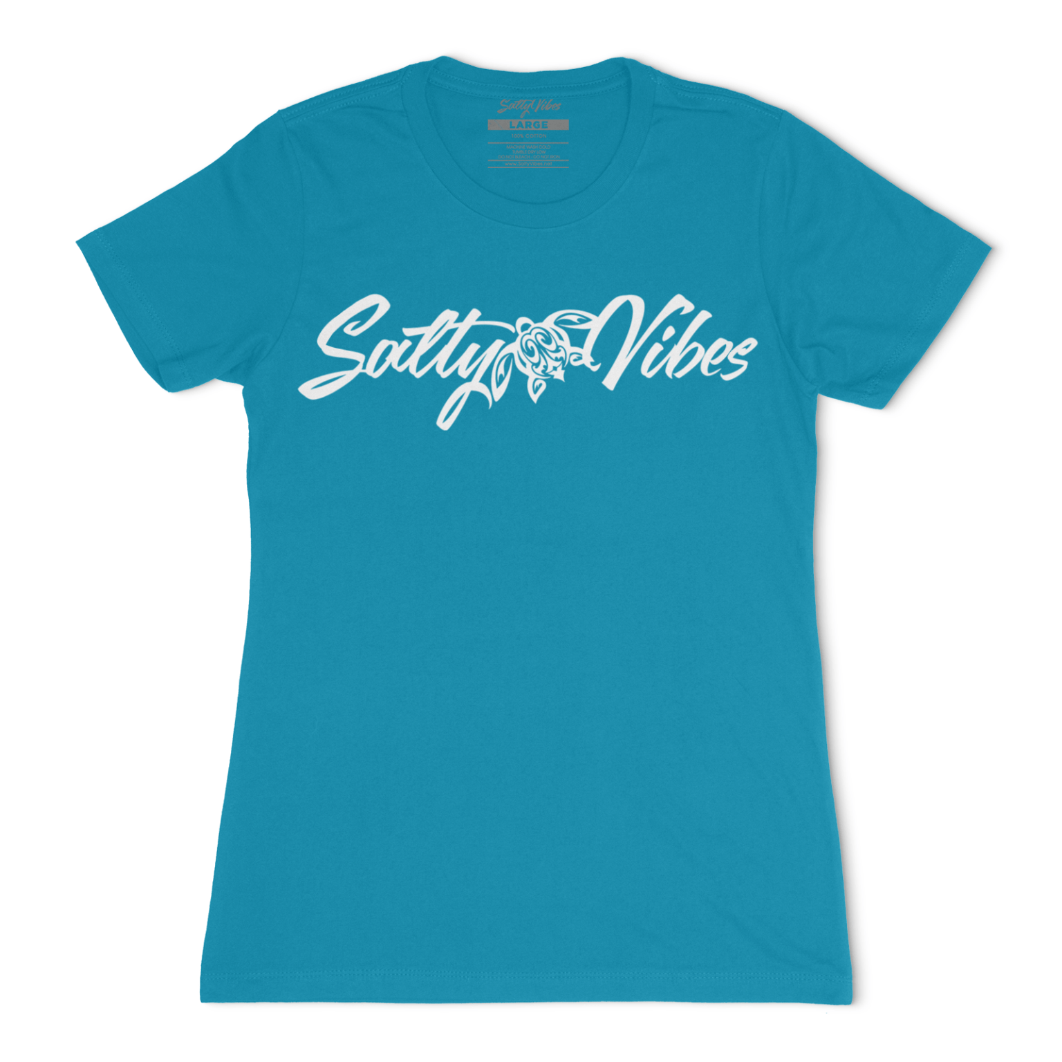 sea turtle womens t shirt turquoise