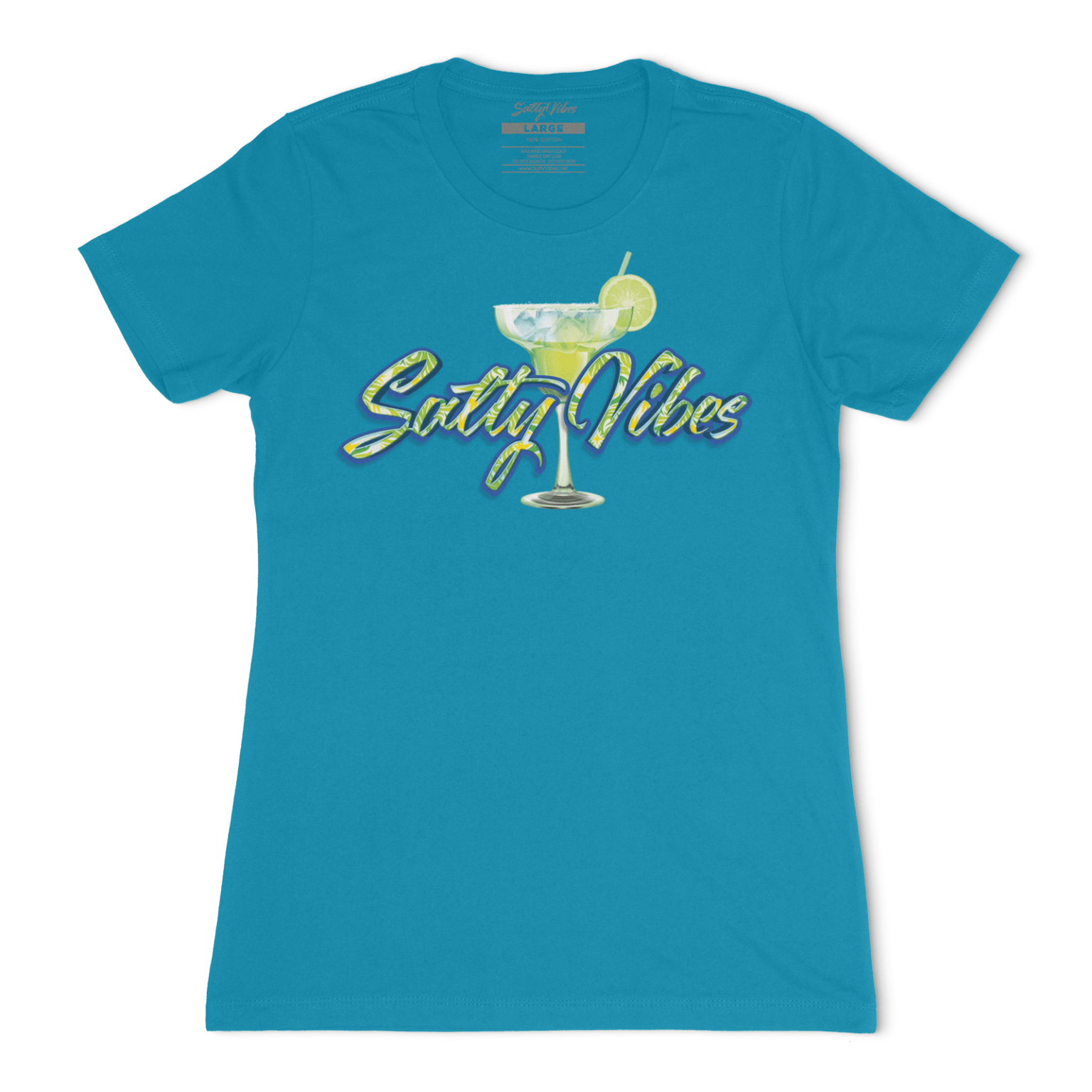 turquoise womens margarita t shirt