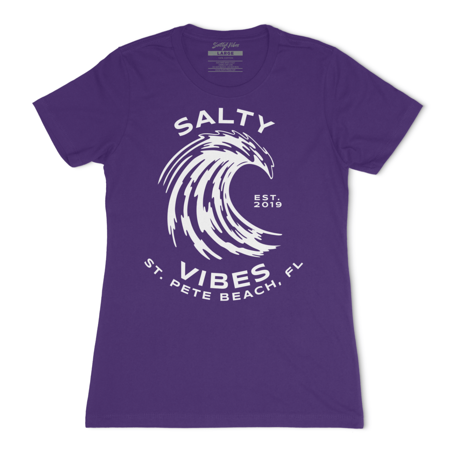 wave logo purple